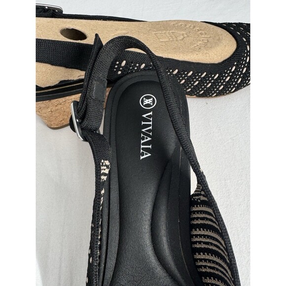 NWT Almond-Toe Slingback Wedge Sandals (Tamia Slingback Wedge Pro) Women Size 9 - Picture 5 of 6